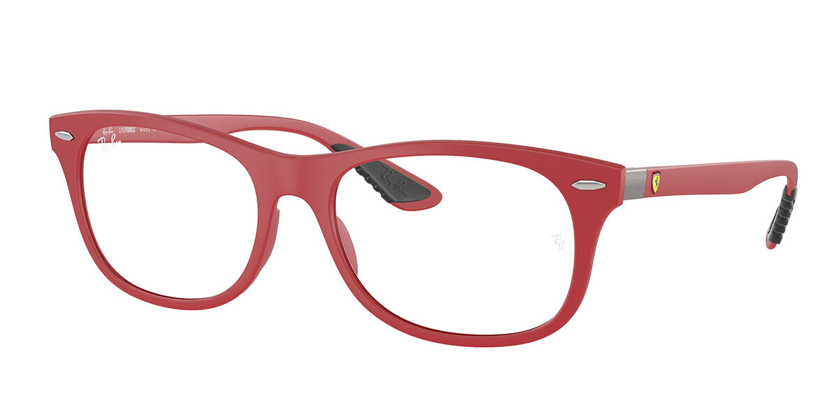 Image of Ray-Ban RX7307M F628 Óculos de Grau Vermelhos Masculino BRLPT