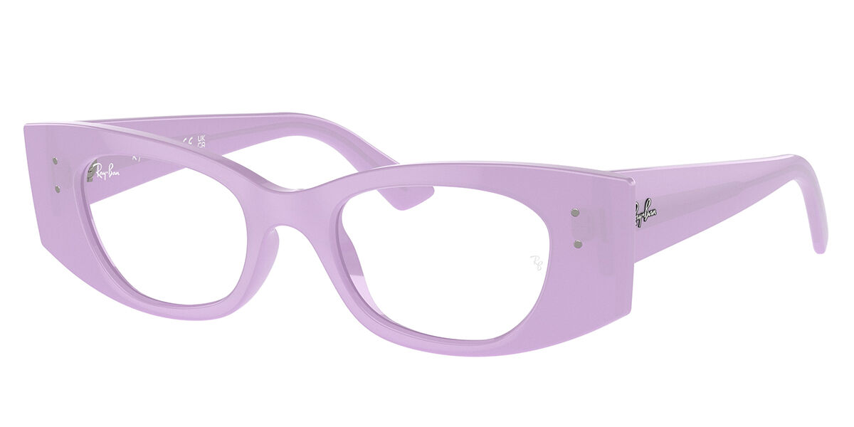 Image of Ray-Ban RX7327 Kat 8346 Óculos de Grau Purple Masculino BRLPT