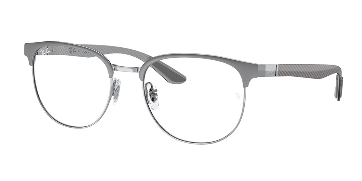 Image of Ray-Ban RX8422 Asian Fit 3125 Óculos de Grau Prata Masculino PRT