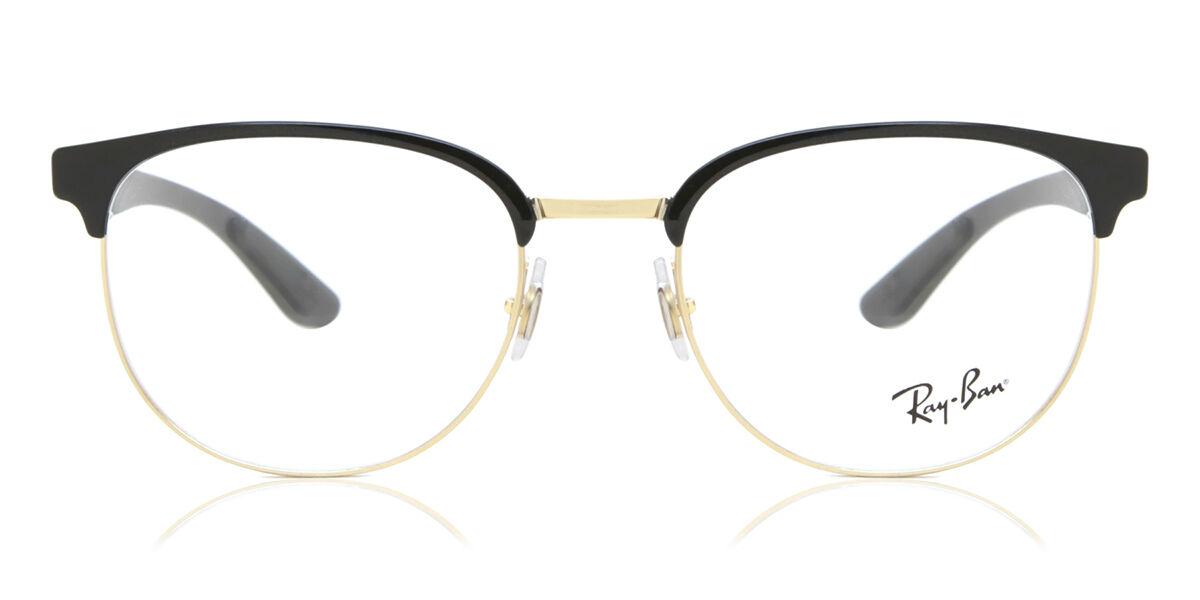 Image of Ray-Ban RX8422 Formato Asiático 2890 Óculos de Grau Dourados Masculino BRLPT