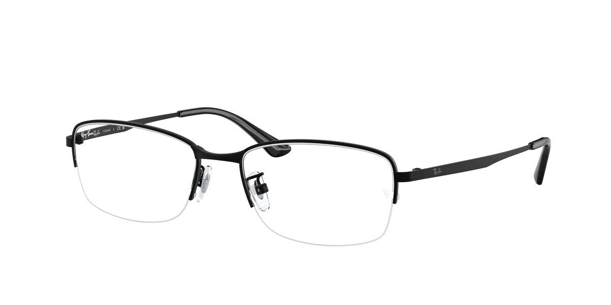Image of Ray-Ban RX8774D Formato Asiático 1012 Óculos de Grau Pretos Masculino BRLPT