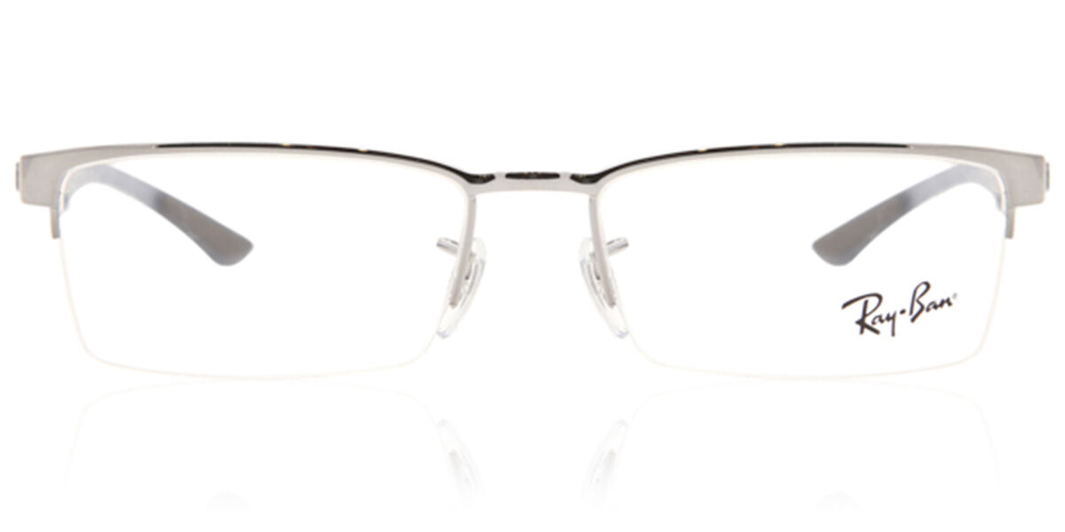 Image of Ray-Ban Tech RX8412 Carbon Fibre 2502 Óculos de Grau Cinzas Masculino BRLPT
