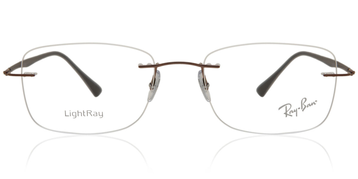 Image of Ray-Ban Tech RX8725 Light Ray 1131 Óculos de Grau Marrons Masculino BRLPT