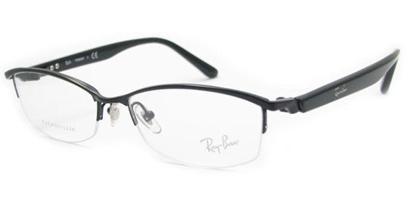 Image of Ray-Ban Tech RX8731D Titânio Formato Asiático 1119 Óculos de Grau Pretos Masculino BRLPT