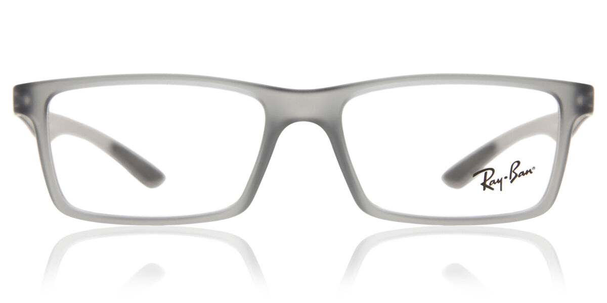 Image of Ray-Ban Tech RX8901 Carbon Fibre 5244 Óculos de Grau Cinzas Masculino BRLPT