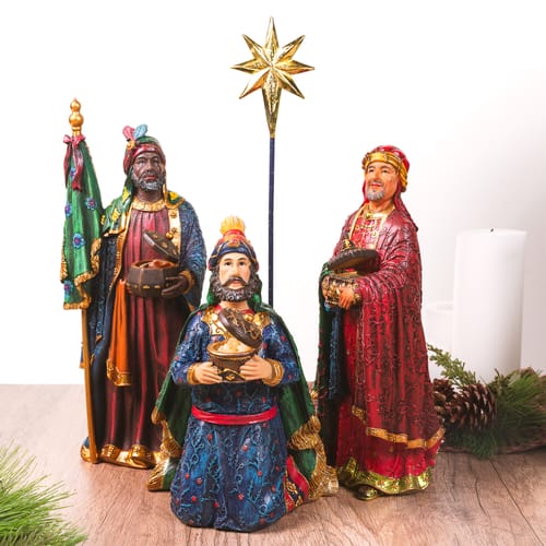 Image of Real Life Nativity Set Three Kings - Deluxe ID 3001962