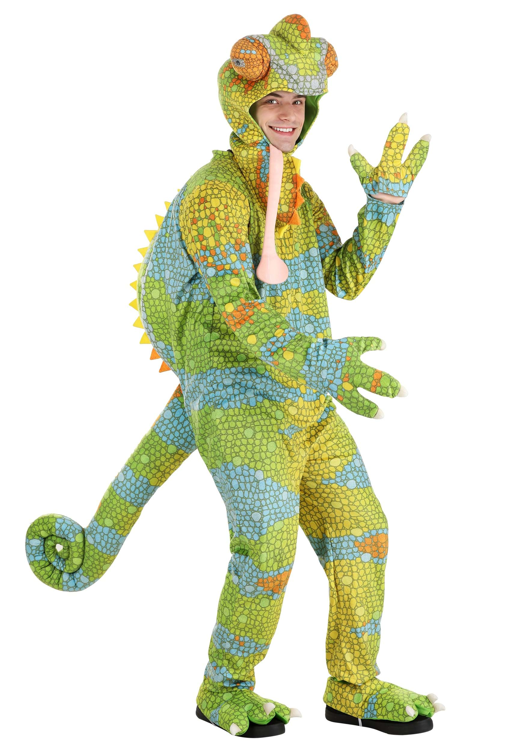 Image of Realistic Adult Chameleon Costume ID FUN1643AD-L