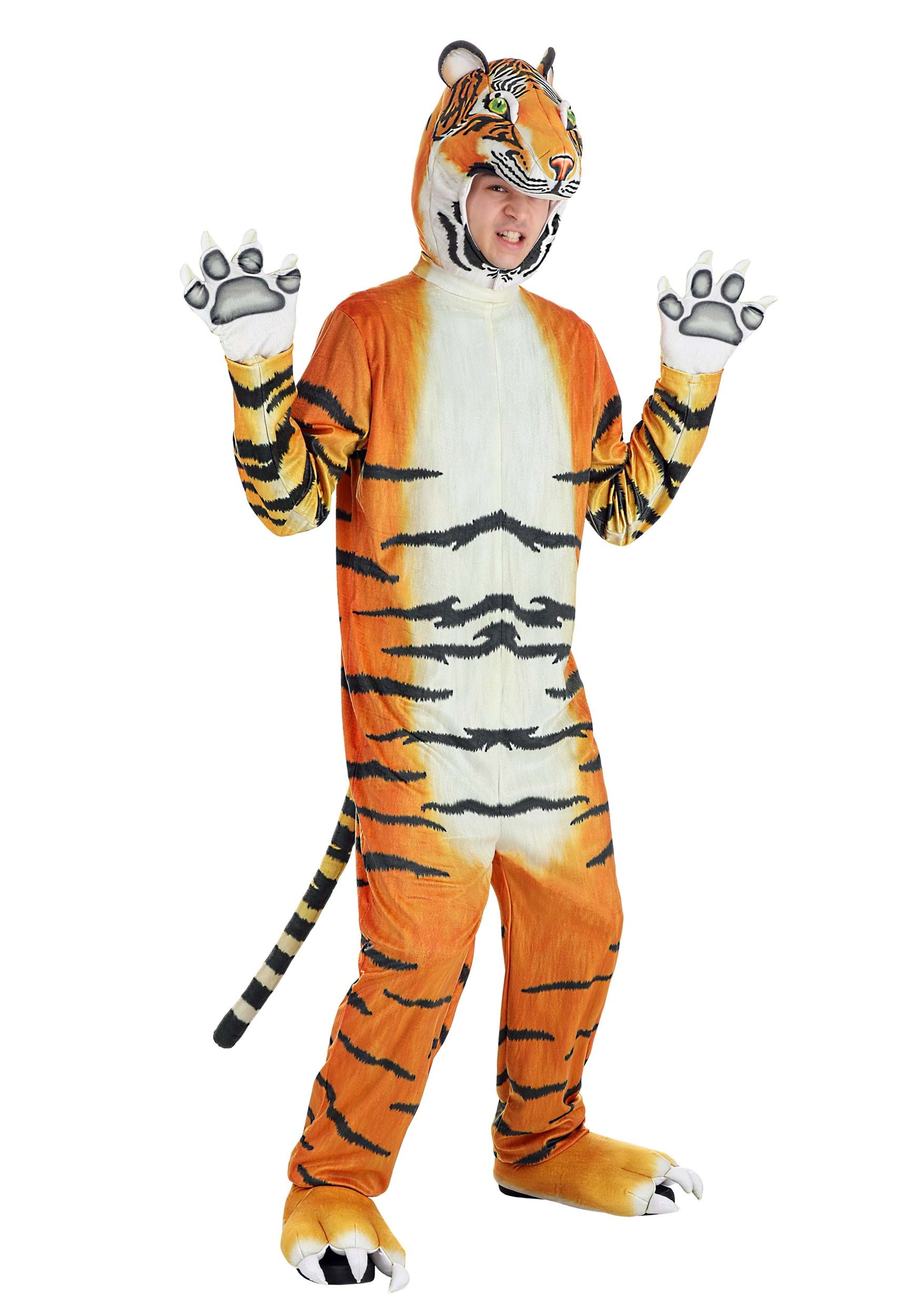 Image of Realistic Tiger Adult Costume ID FUN1645AD-S