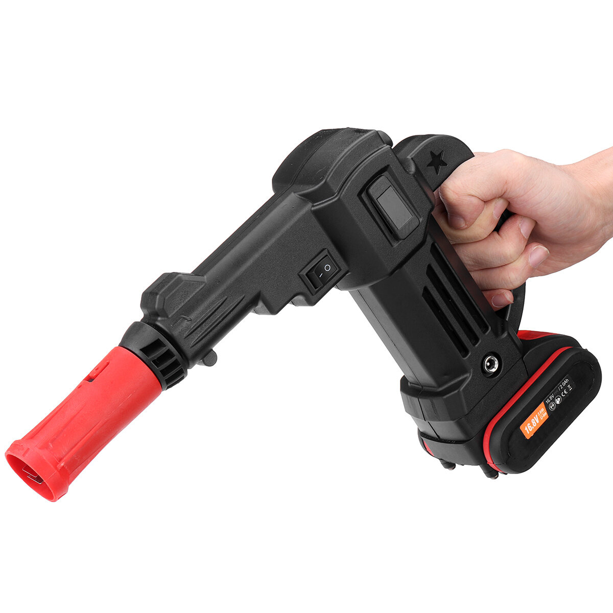 Image of Rechargable High Pressure Car Washer Cleaning Wand Nozzle Spray Guns Flow Controls Tool W/ Filter Water Inlet