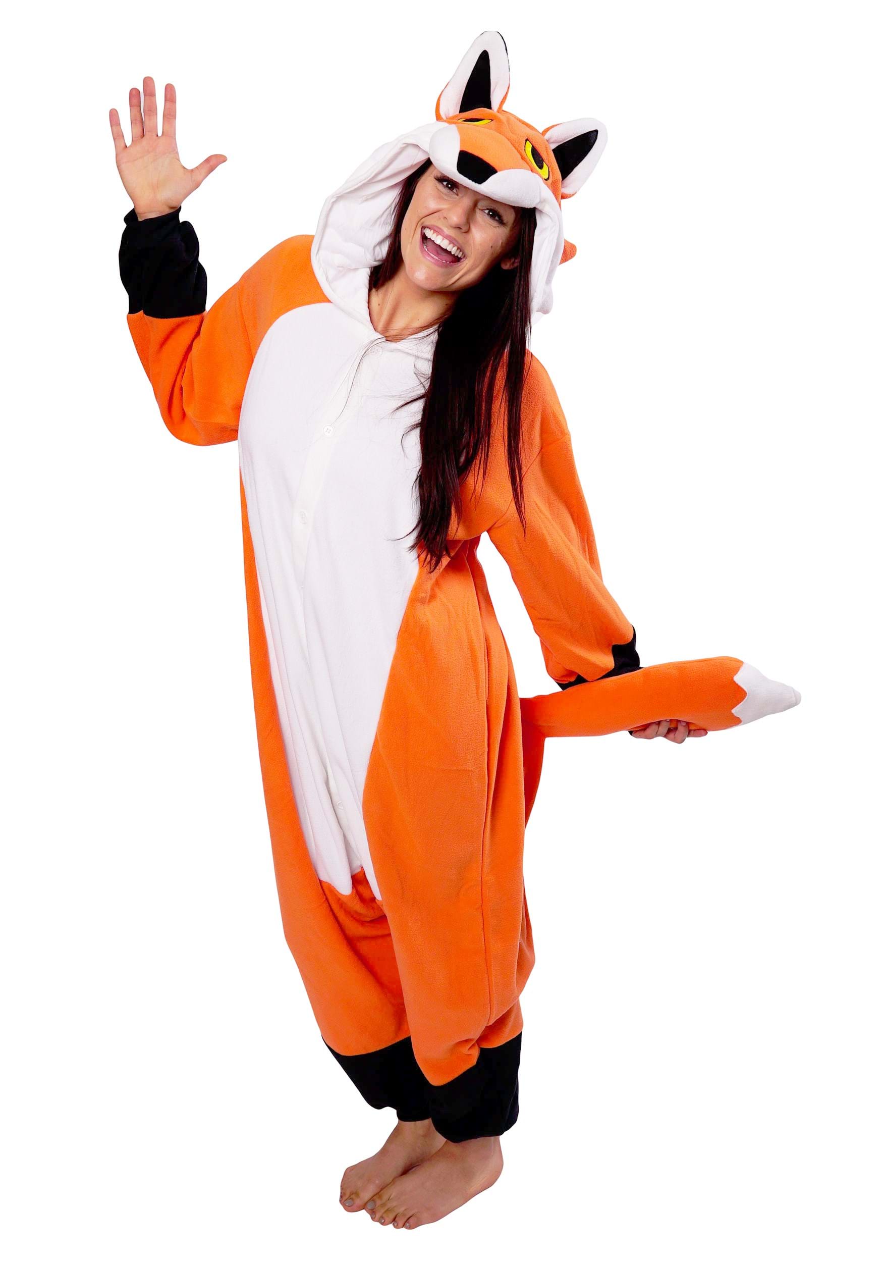 Image of Red Fox Kigurumi Costume for Adults ID SZ2775-ST
