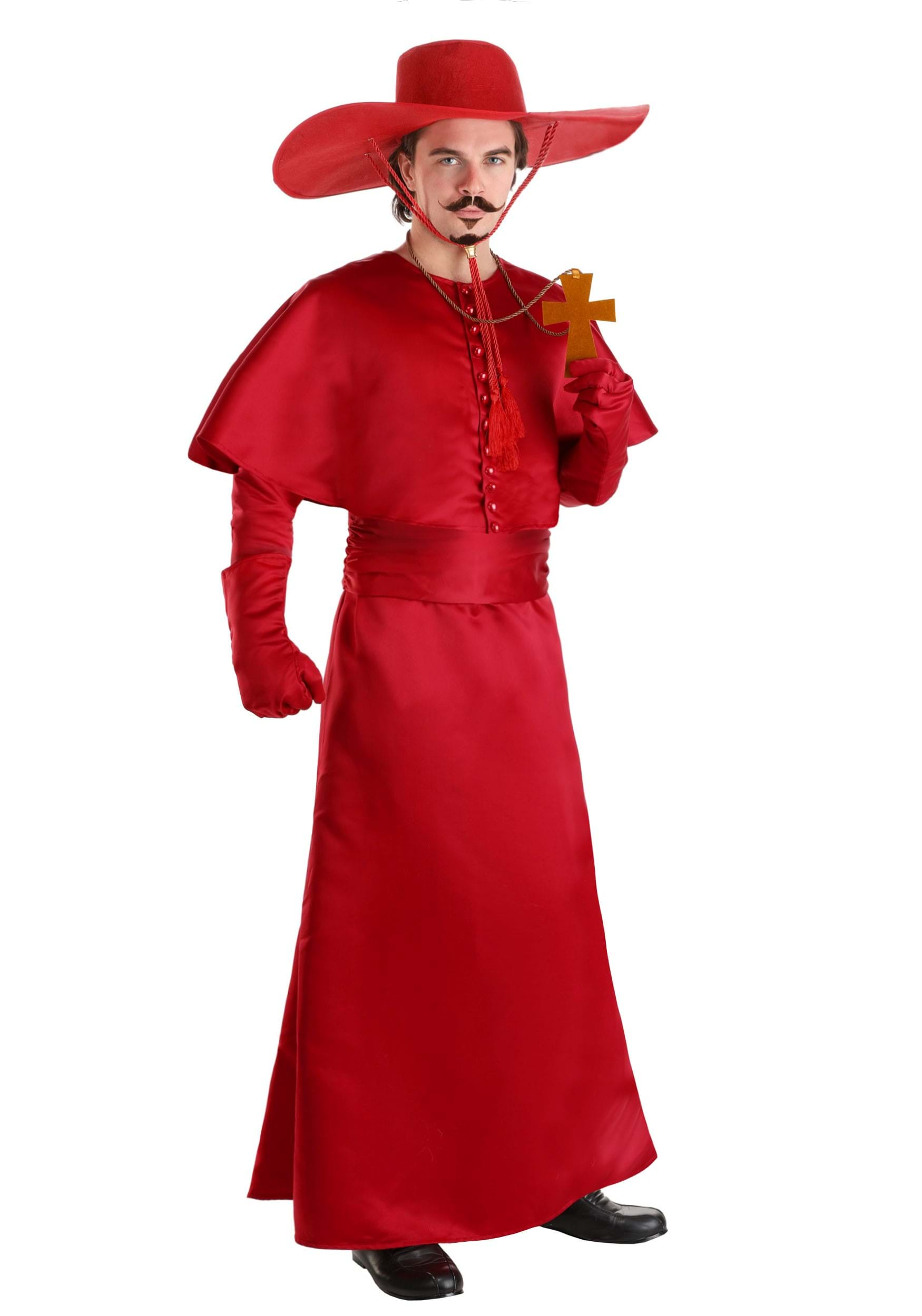 Image of Red Inquisitor Adult Costume | Historical Costumes ID FUN5858AD-L