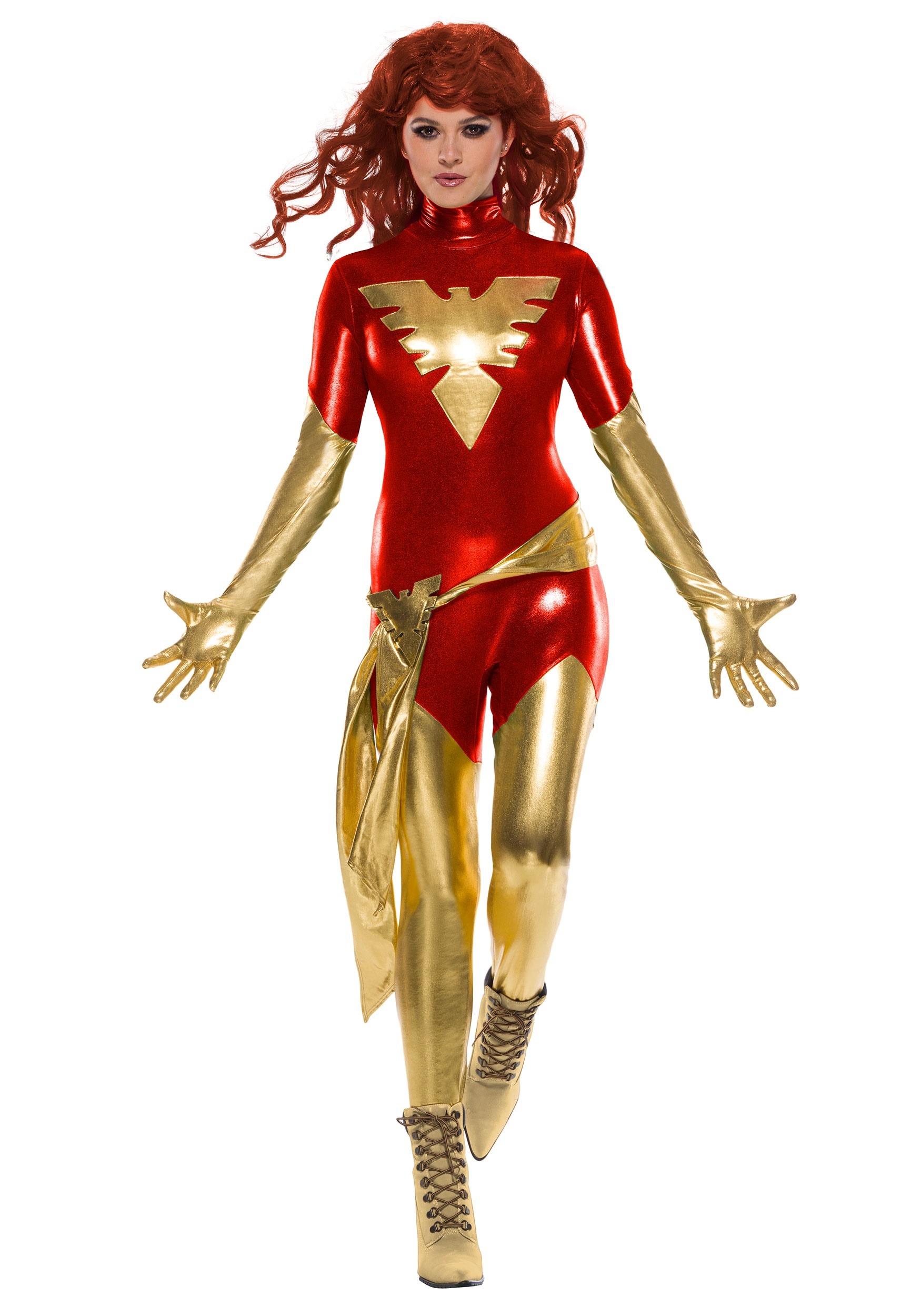 Image of Red Phoenix Costume For Women ID RU700159-XS