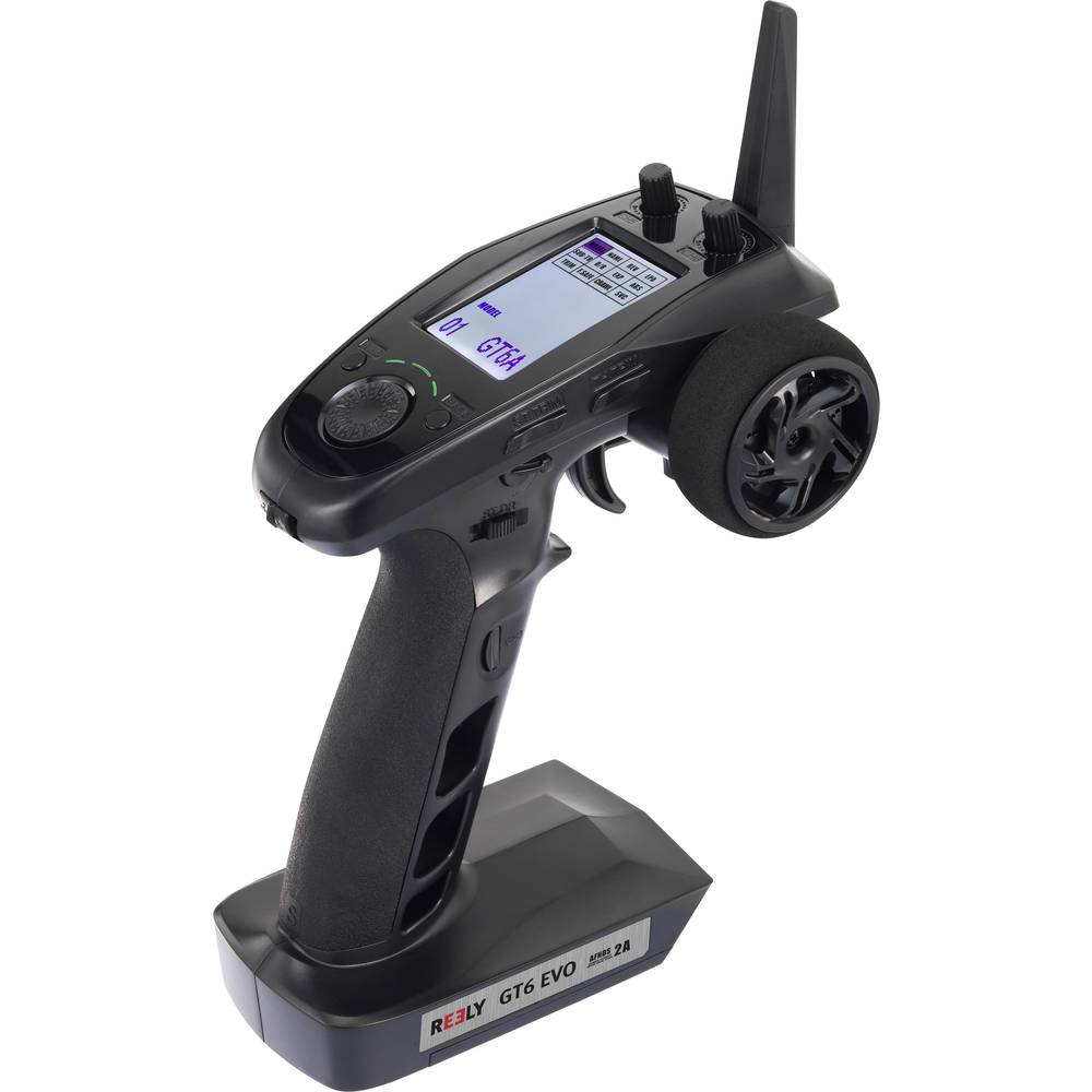 Image of Reely GT6 EVO Pistol grip RC 24 GHz No of channels: 6 Incl receiver