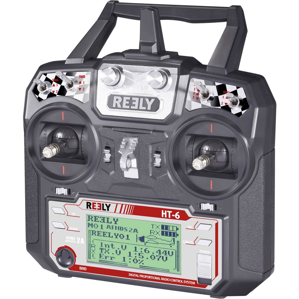 Image of Reely HT-6 Handheld RC 24 GHz No of channels: 6 Incl receiver
