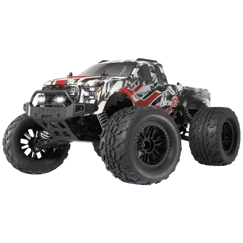 Image of Reely New2 Super Combo Brushless 1:10 RC model car Electric Monster truck 4WD 100% RtR 24 GHz Incl batteries and
