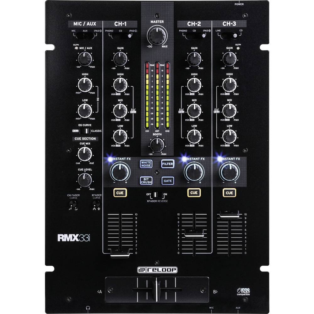 Image of Reloop RMX-33i 3-channel DJ mixer