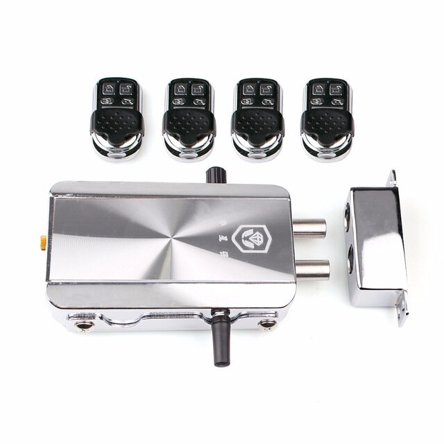 Image of Remote Control Door Lock Wireless Lock Anti-theft Lock Automatically Intelligence Household for Home