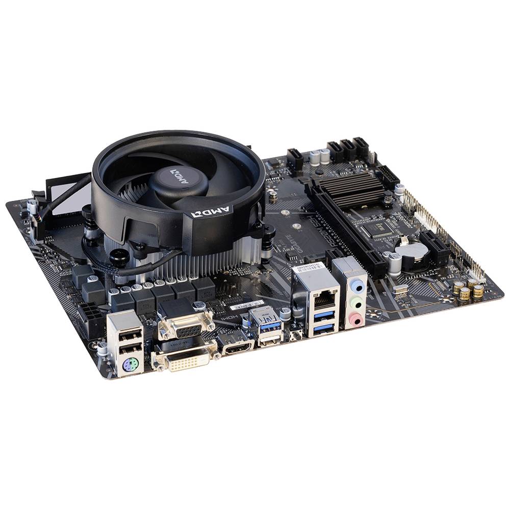 Image of Renkforce PC tuning kit AMD Ryzen 5 5500 42 GHz 8 GB DDR4 RAM Micro-ATX