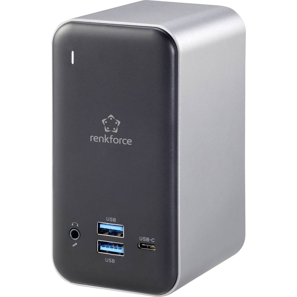 Image of Renkforce USB-CÂ® laptop docking station RF-DKS-650 Compatible with (brand): Universal Charging function