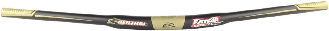Image of Renthal V2 Fatbar Lite Carbon Handlebar - 10mm Rise 318mm Clamp 760mm Width Carbon