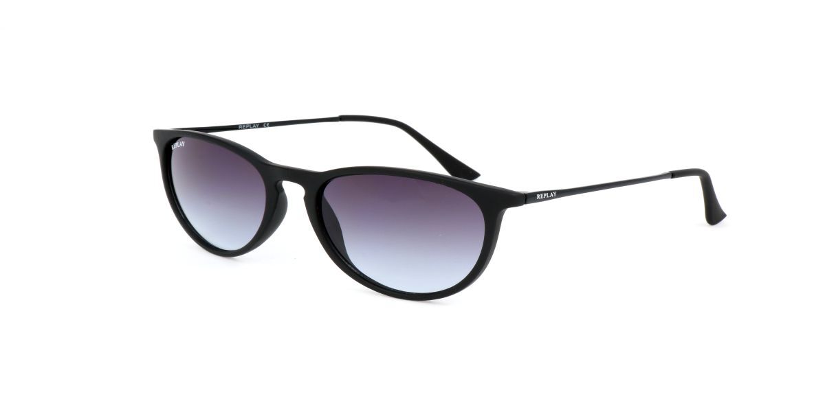 Image of Replay RY 599 S01 54 Lunettes De Soleil Homme Noires FR