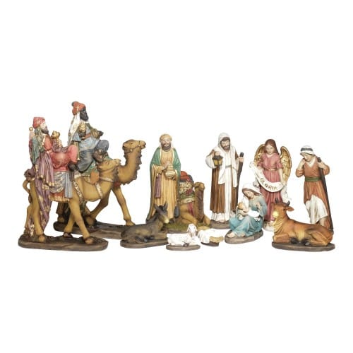 Image of Resin Nativity Set with Removable Infant Jesus 8&ampquot ID 3010799