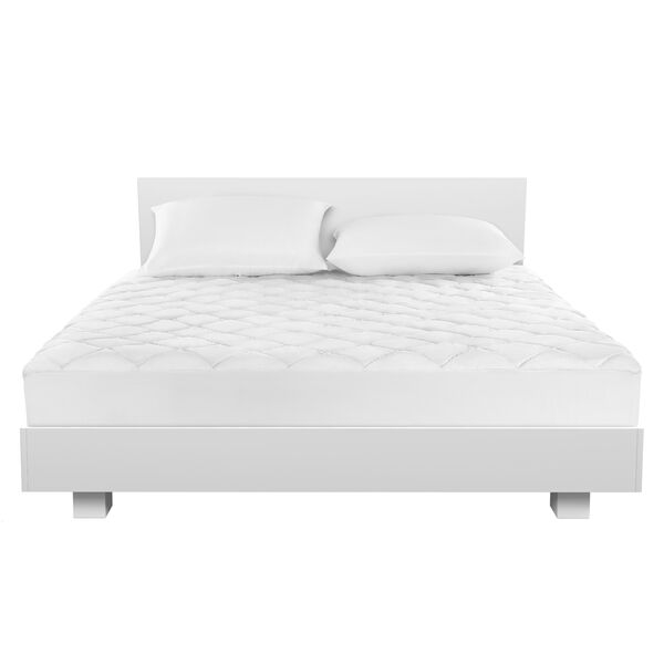 Image of Restful Nights Triple Protection Mattress Pad with 18" Skirt California King | Pacific Coast Feather