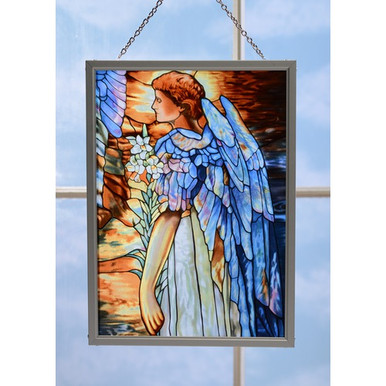 Image of Resurrection Angel Stained Glass