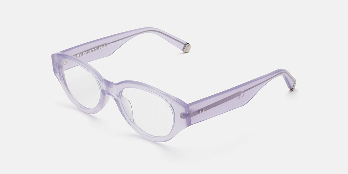 Image of Retrosuperfuture DREW MAMA OPTICAL RESIN 7JA Óculos de Grau Purple Masculino BRLPT