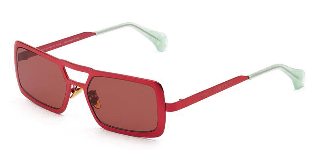 Image of Retrosuperfuture STEREO PLASMA MM4 Óculos de Sol Vermelhos Masculino BRLPT
