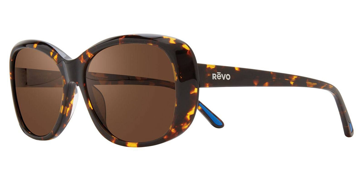 Image of Revo RE 1102 SAMMY Polarized 02BR Óculos de Sol Tortoiseshell Feminino PRT