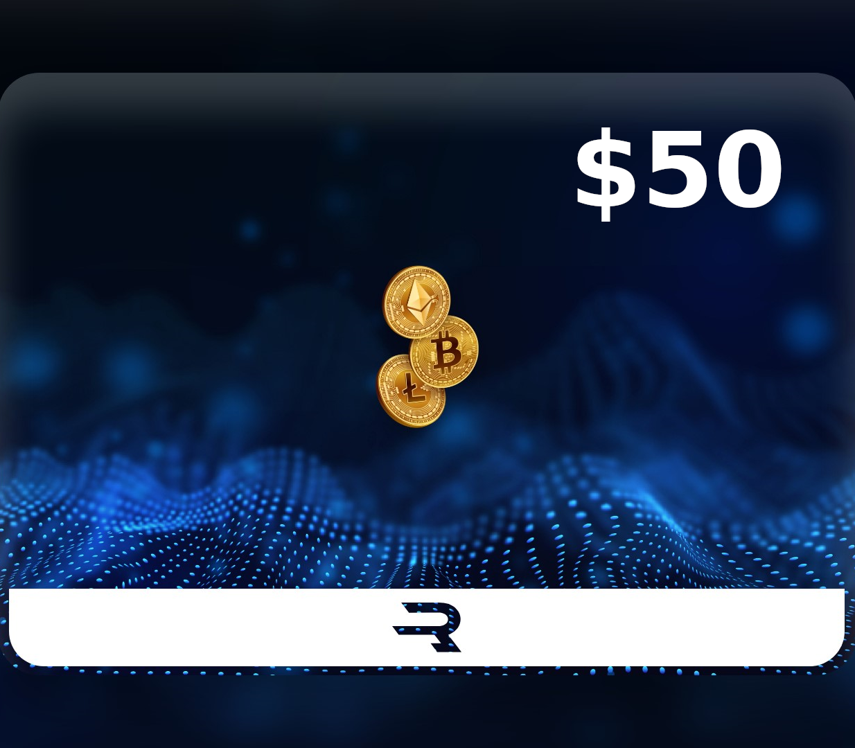 Image of Rewarble Coinbase (BTC) $50 Gift Card TR