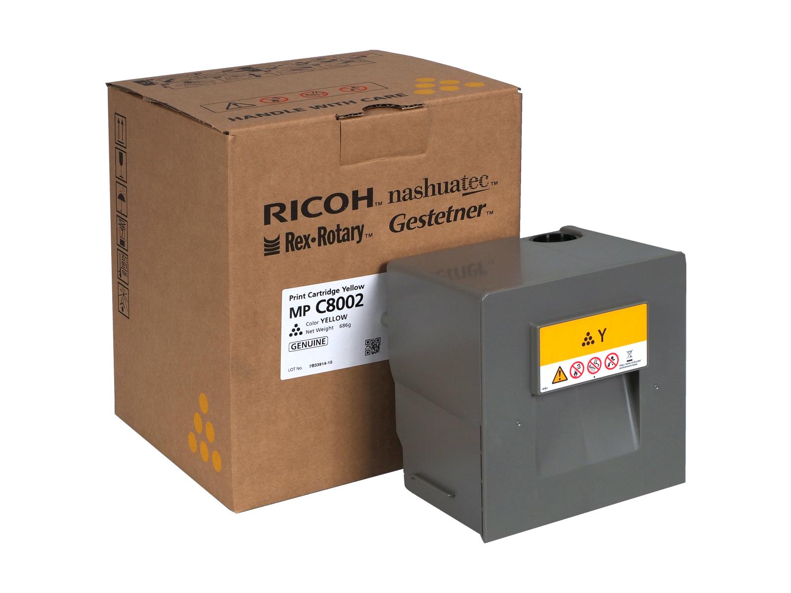 Image of Ricoh originálny toner 841785 842148 yellow Ricoh Aficio MPC6502 8002 SK ID 14910
