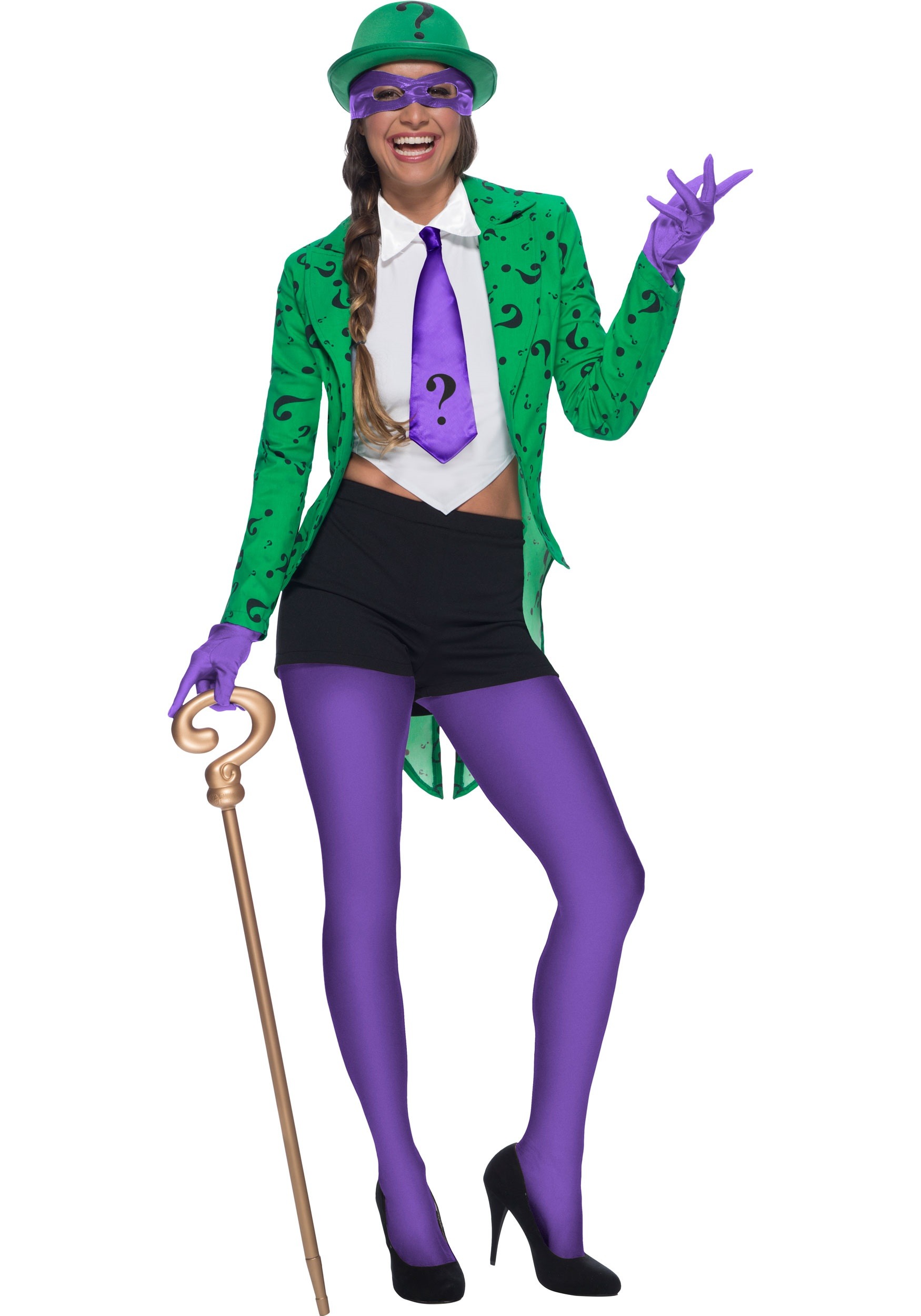 Image of Riddler Halloween Costume for Women ID CH03648-XL