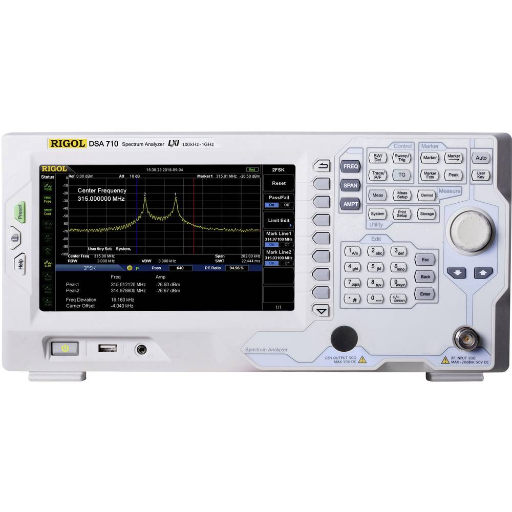 Image of Rigol DSA705 Manufacturers standards (no certificate)