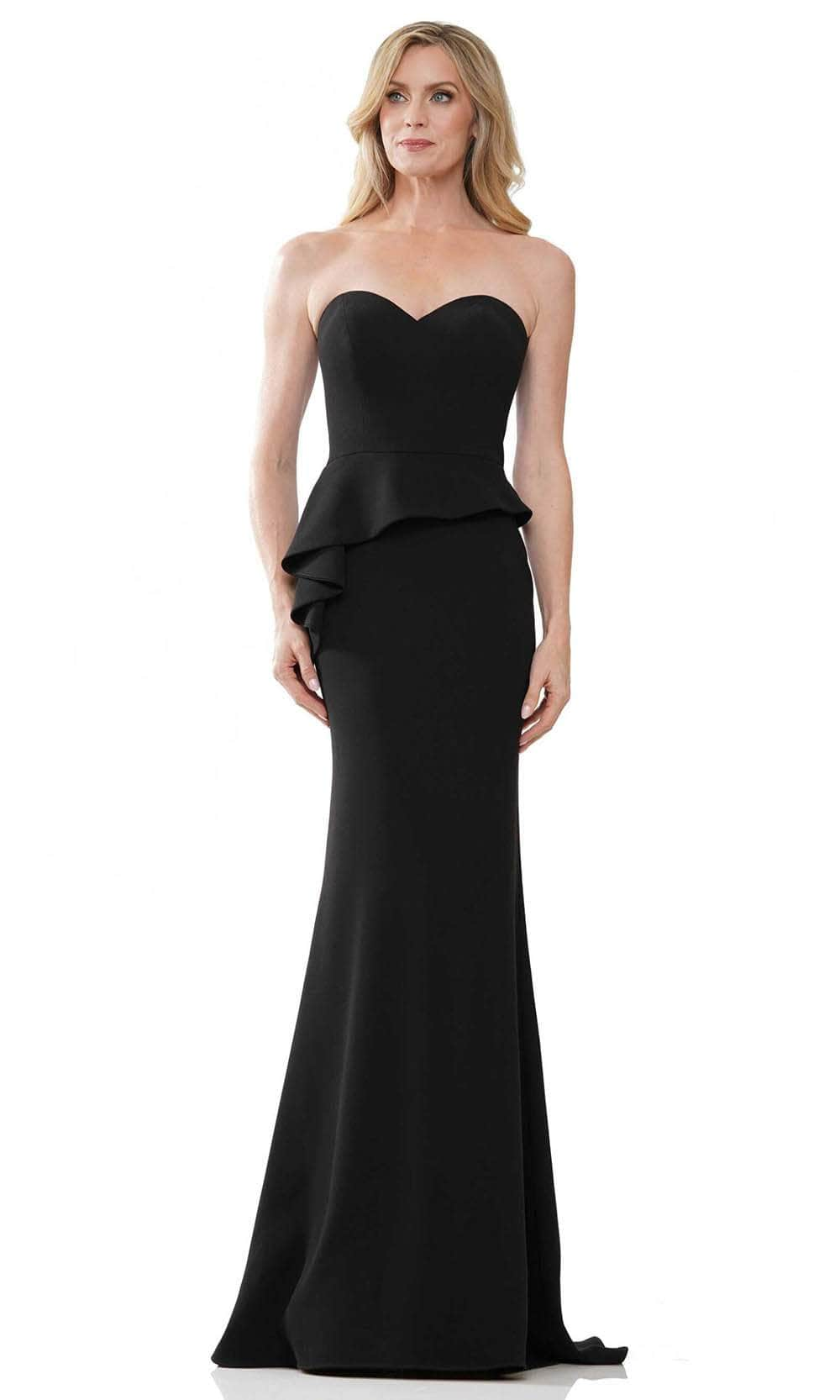 Image of Rina Di Montella RD2948 - Sweetheart Peplum Evening Gown