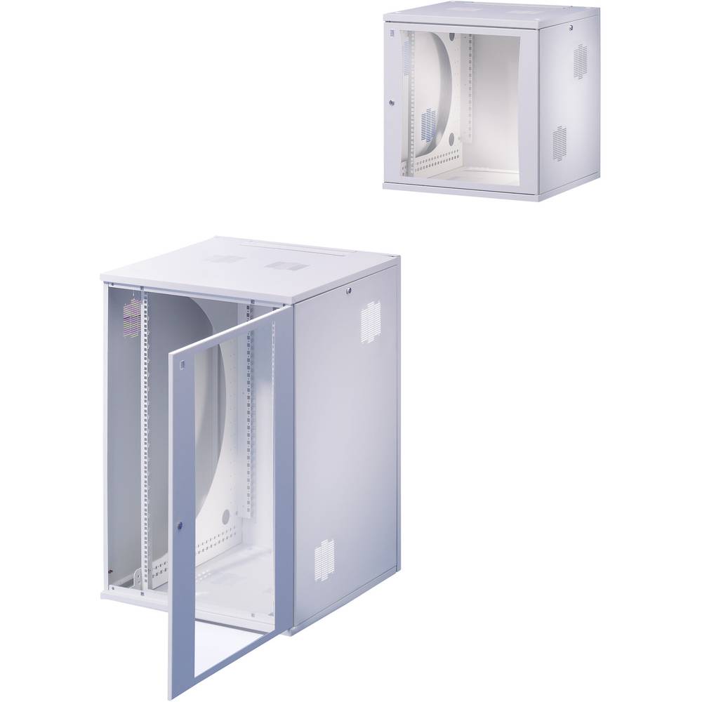 Image of Rittal 7507010 19 server rack cabinet (W x H x D) 600 x 492 x 400 mm 9 U Grey-white (RAL 7035)