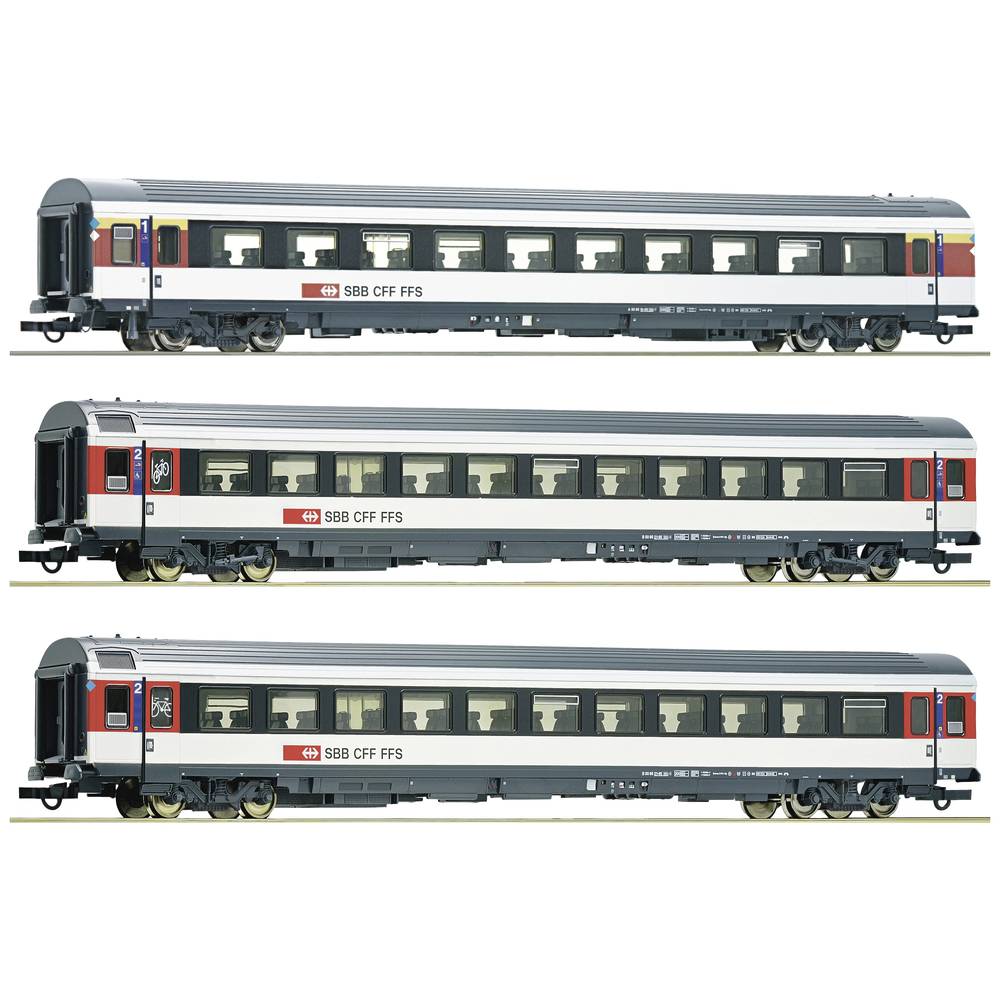 Image of Roco 6200023 H0 set of 3 2 BÃ¶zberg Interregio of SBB