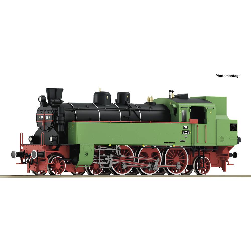 Image of Roco 70083 H0 steam locomotive 7728 of ÃBB