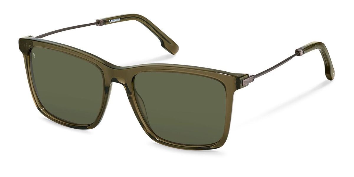 Image of Rodenstock R3346 C Óculos de Sol Verdes Masculino PRT