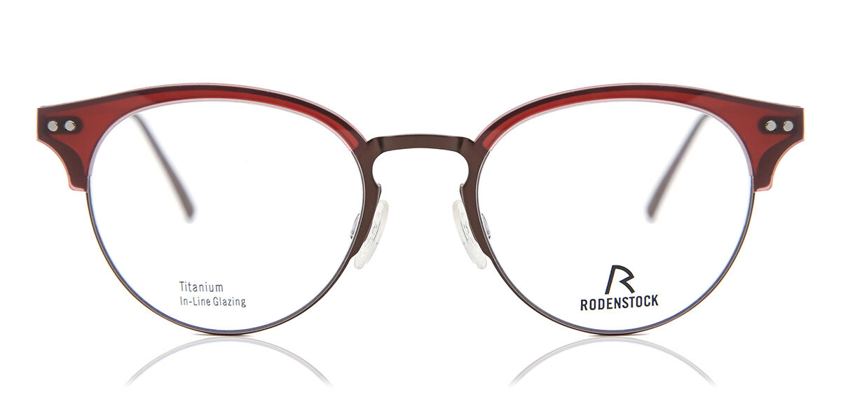 Image of Rodenstock R7080 B Óculos de Grau Vinho Feminino BRLPT