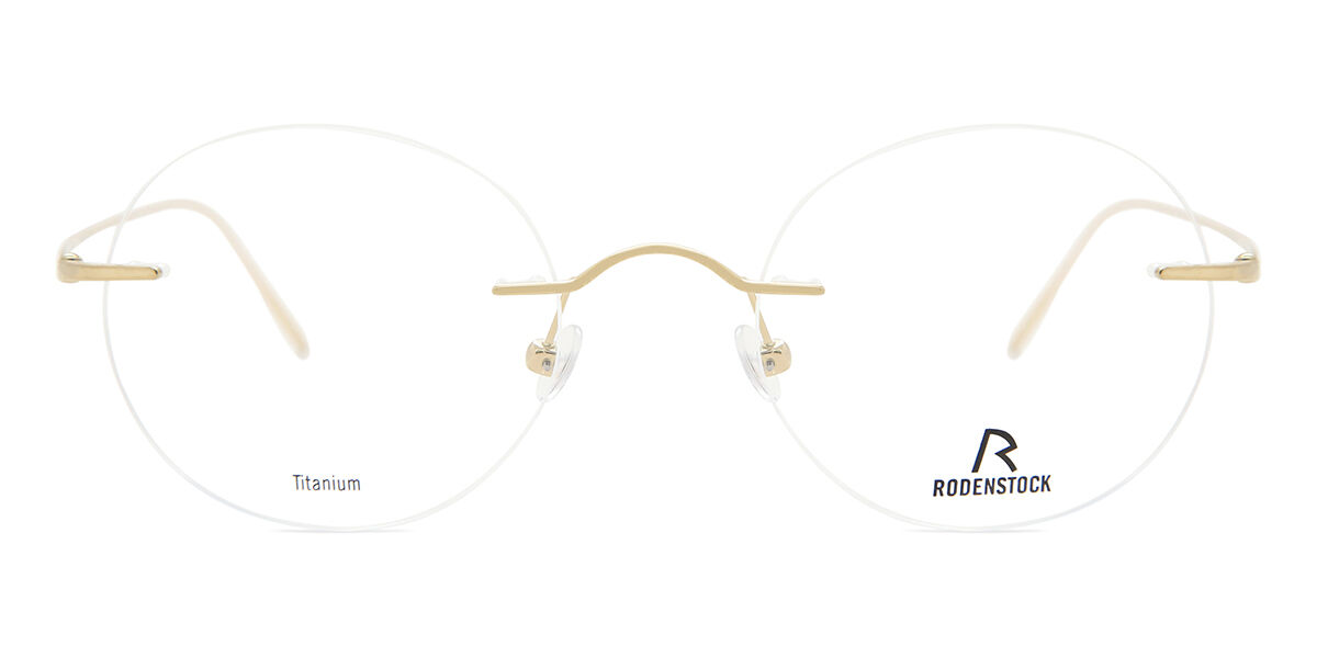 Image of Rodenstock R7084 A Óculos de Grau Dourados Masculino BRLPT
