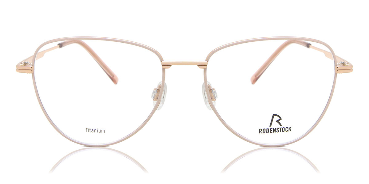 Image of Rodenstock R7104 B Óculos de Grau Dourados Feminino BRLPT