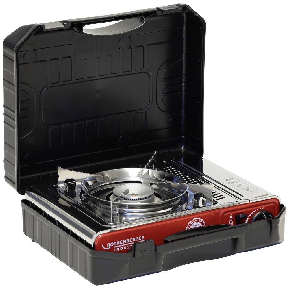 Image of Rothenberger Industrial Gas Camping stove Deluxe RS 220 1500004233 Stainless steel