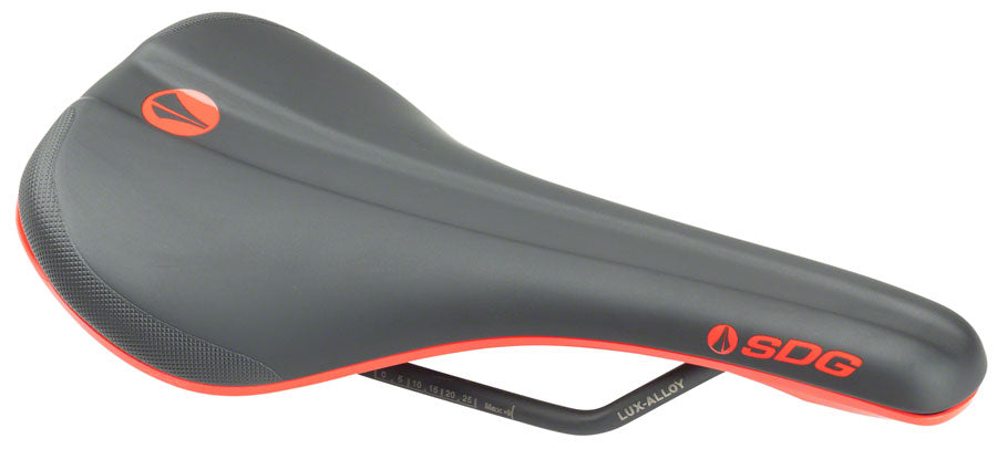 Image of SDG Bel Air V3 Saddle - Lux Rails Red/Black
