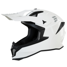 Image of SHOT Lite Solid Blanc Brillant 20 Casque Cross Taille L