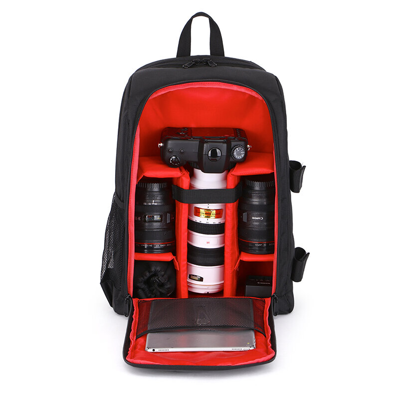Image of SLR Camera Bag Shoulder Outdoor Camera Bag Professional Waterproof and Wear-resistant Laptop Bag
