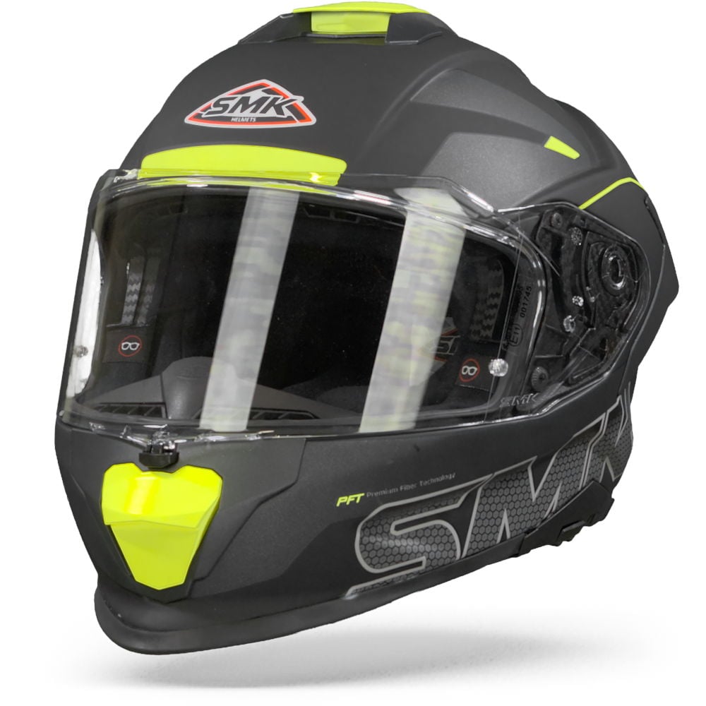Image of SMK Titan Firefly Black Full Face Helmet Size M EN