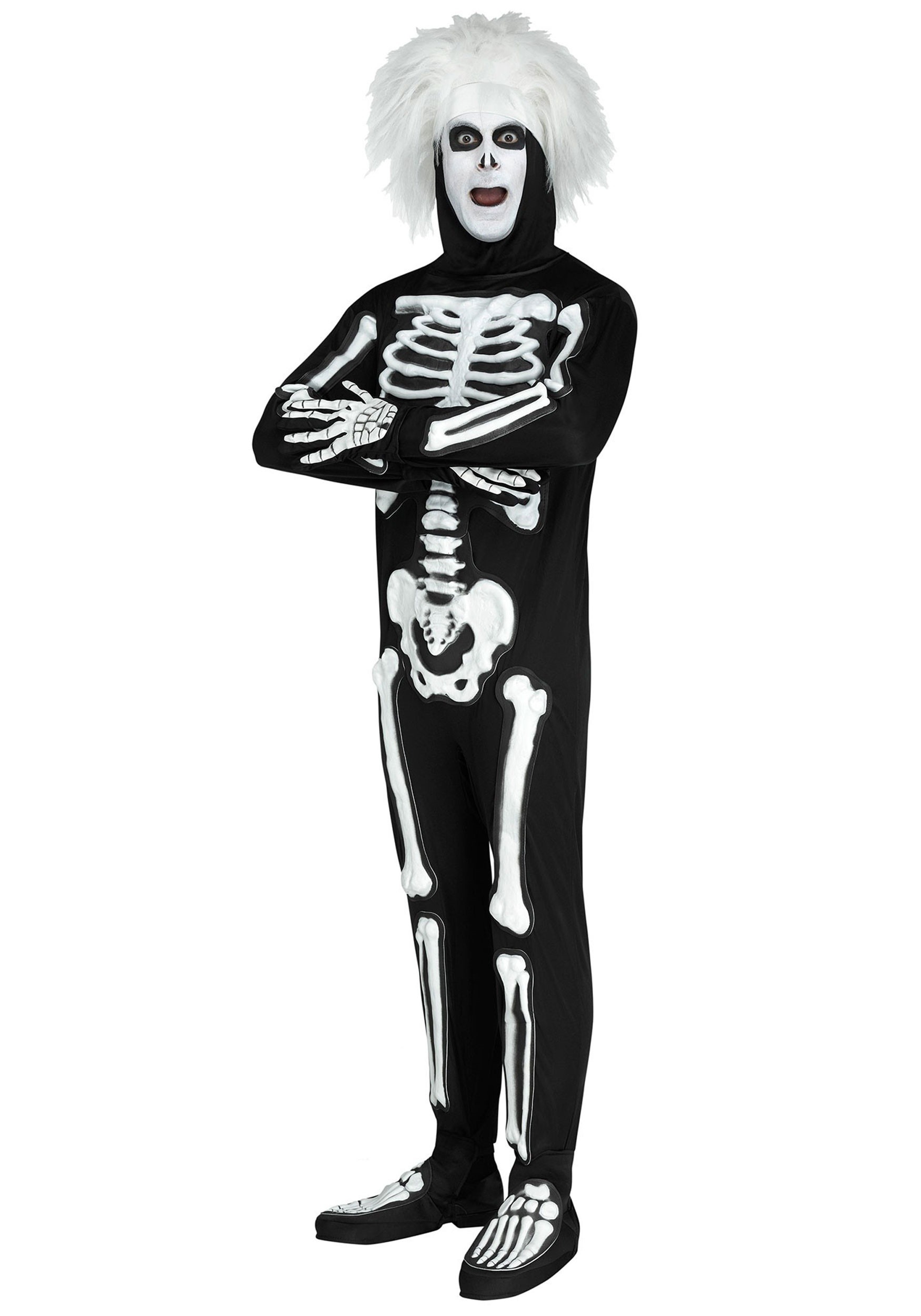 Image of SNL Beat Boy Skeleton Costume for Men ID FU100254-M
