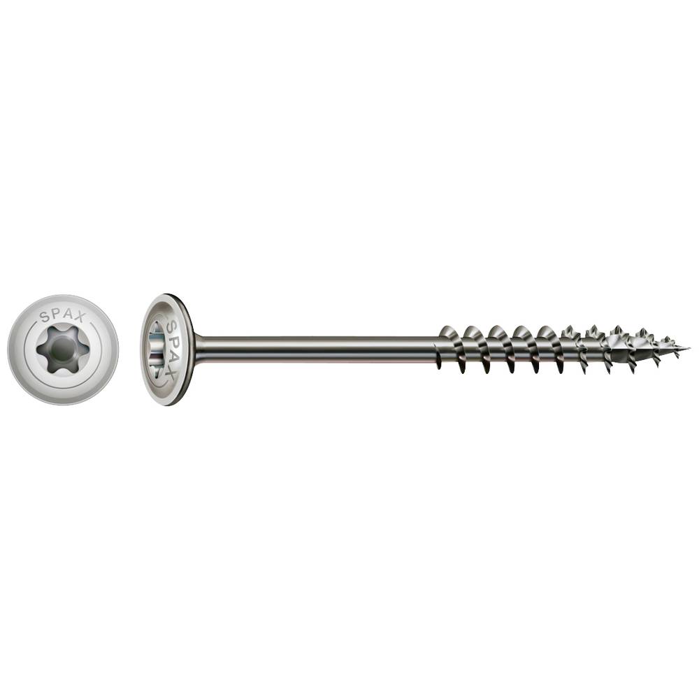 Image of SPAX 0257000601205 Wood screw 6 mm 120 mm #####T-STAR plus Stainless steel A2 100 pc(s)